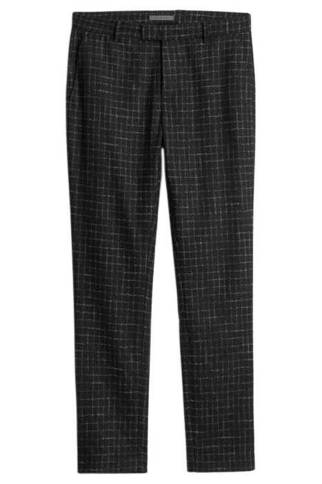 SLIM FIT PANTS WITH WELT HIP POCKET AND BLACK 3