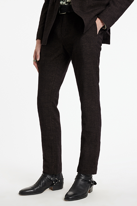 SLIM FIT PANTS WITH WELT HIP POCKET AND SOIL 2