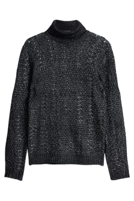 BARCLAY LS TURTLE NECK W RANDOM BREAK CA METAL BLACK 2