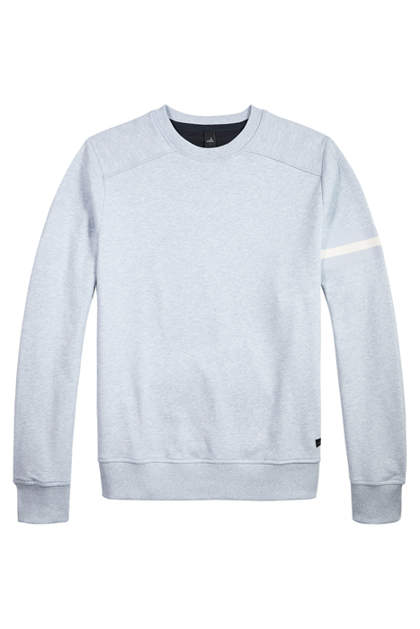 MOORE-BAND | CREW NECK SWEATER LIGHT BLUE MELANGE 1