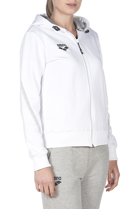 W TL HOODED JACKET WHITE 4