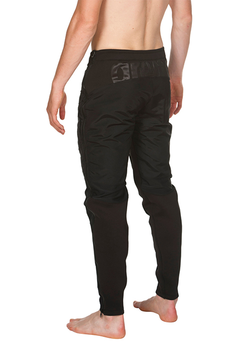HALF-QUILTED PANT BLACK 9