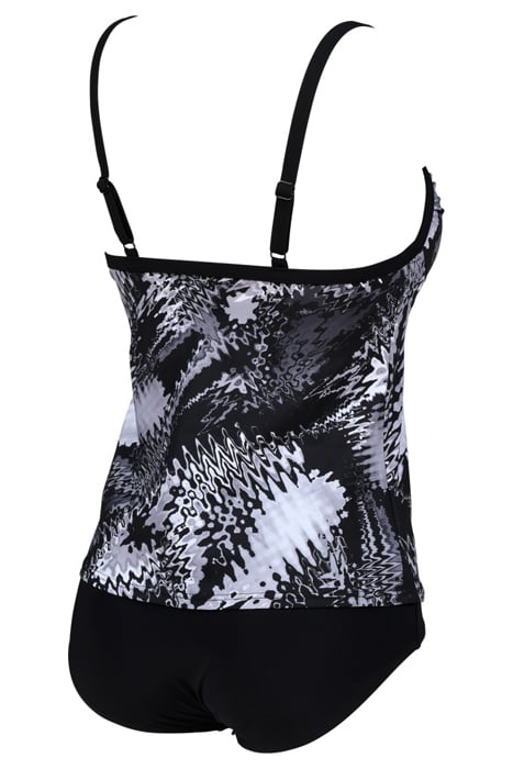 W ZORA TANKINI C-CUP BLACK MULTI-BLACK 4