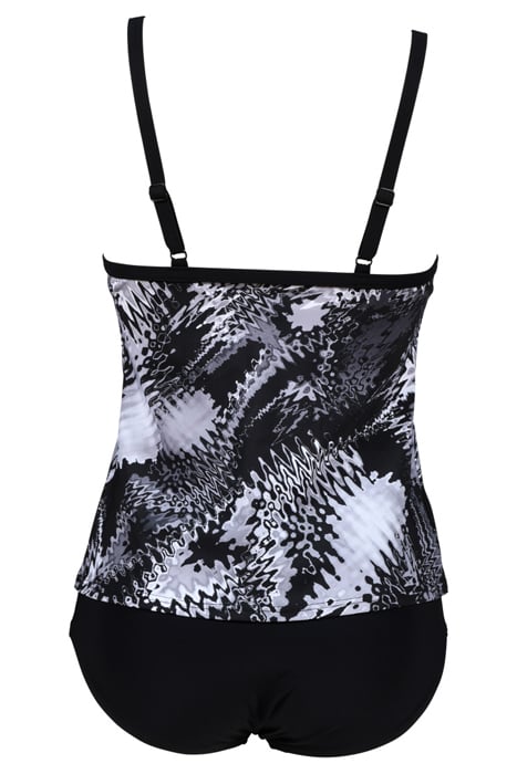 W ZORA TANKINI C-CUP BLACK MULTI-BLACK 2