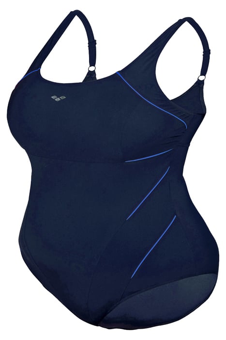 W JEWEL ONE PIECE PLUS NAVY-BRIGHT BLUE 5