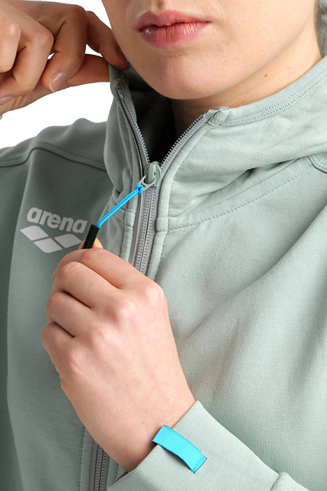TEAM HOODED JACKET PANEL JADE 10