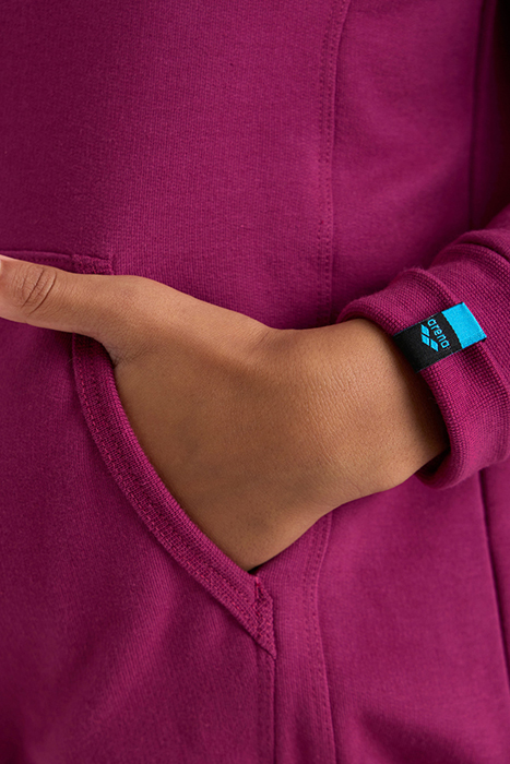 JR TEAM HOODED SWEAT PANEL RED FANDANGO 10