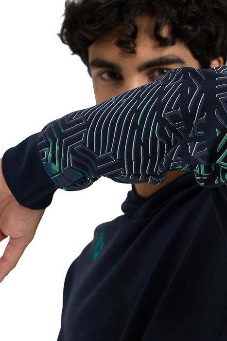 HOODED SWEAT LOGO NAVY-KIKKO PRO NAVY 9