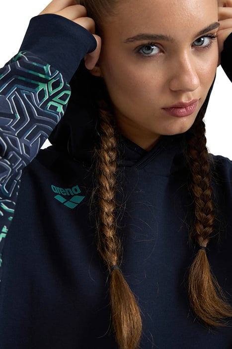 HOODED SWEAT LOGO NAVY-KIKKO PRO NAVY 10