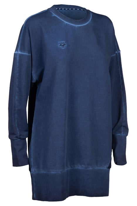 WOMEN'S ARENA ICONS OVERSIZE CREW NAVY DELAVE-NAVY-WHITE 6
