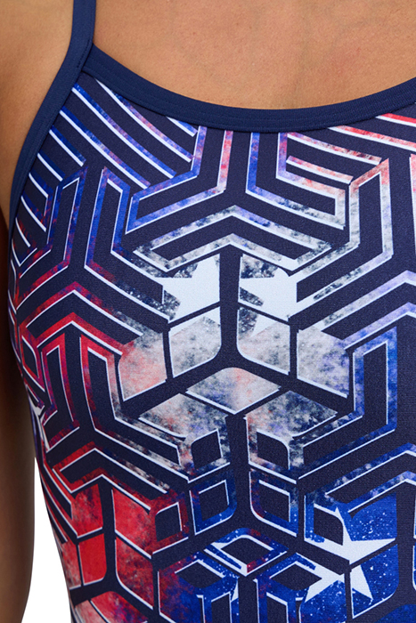 WOMEN'S ARENA KIKKO PRO SWIMSUIT LIGHTDR US FLAG 8