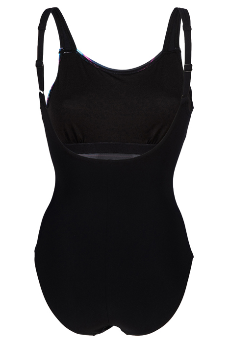 WOMEN'S BODYLIFT SWIMSUIT U BACK MARIA BLACK-BLACK MULTI 5