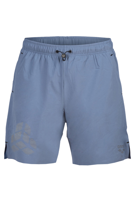 MEN'S ARENA EVO BEACH BOXER LOGO GREY BLUE 4