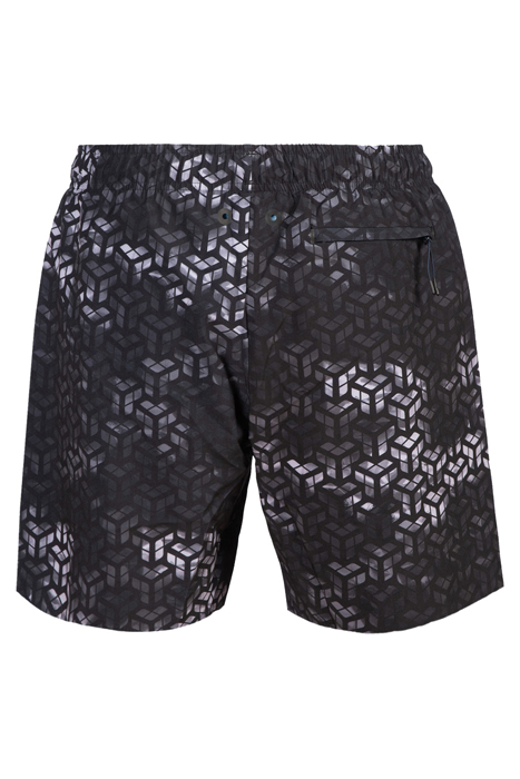 MEN'S ARENA EVO BEACH BOXER AO BLACK-GREY MULTI 5