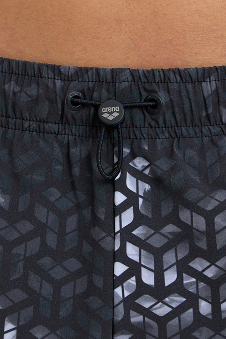 MEN'S ARENA EVO BEACH SHORT AO BLACK MULTI 6