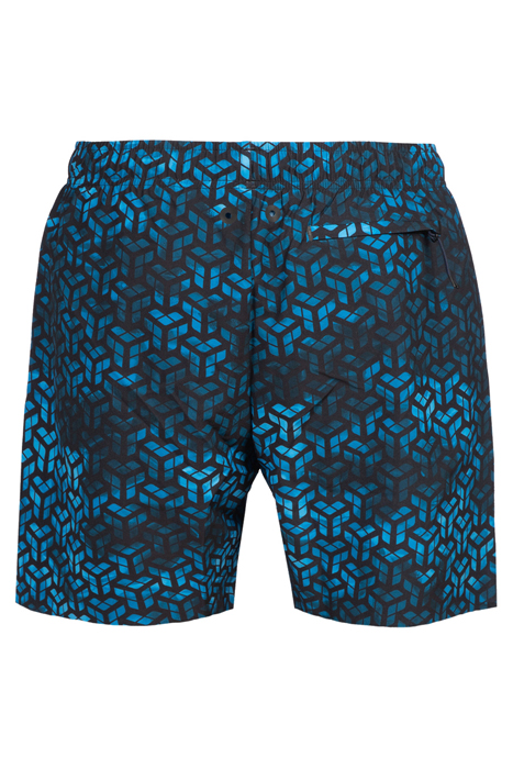MEN'S ARENA EVO BEACH BOXER AO BLACK-TURQUOISE MULTI 5