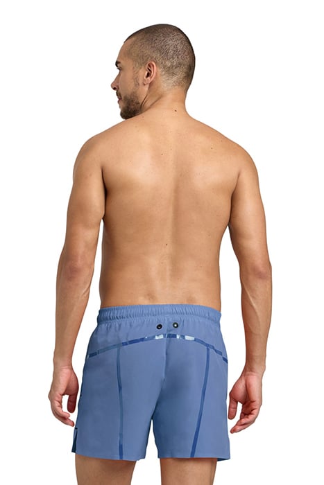 MEN'S ARENA EVO PRO_FILE BEACH SHORT GREY BLUE 2