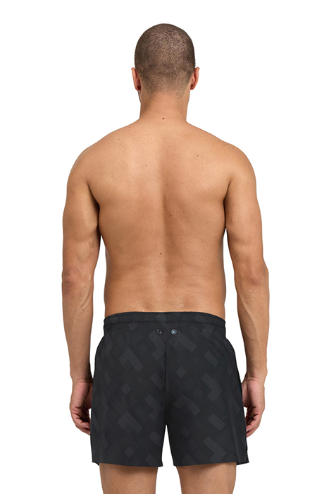 MEN'S ARENA EVO BEACH SHORT AO BLACK-GREY MULTI 2