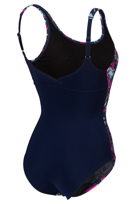 WOMEN'S BODYLIFT SWIMSUIT FRANCY WING BA NAVY-FREAK ROSE MUL 4