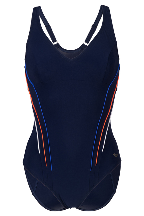 WOMEN'S BODYLIFT SWIMSUIT MARINA EYE BAC NAVY-BRIGHT BLUE-PE 4