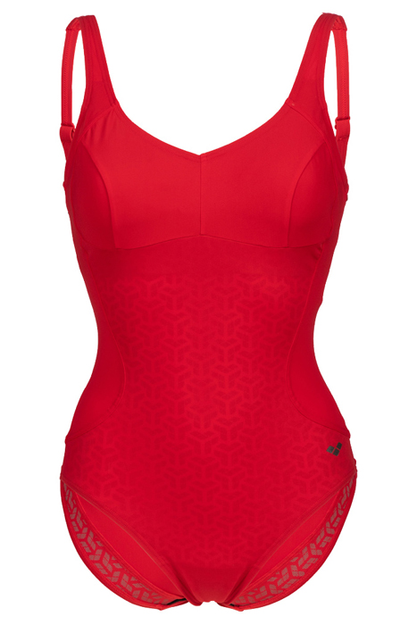 WOMEN'S BODYLIFT SWIMSUIT MANUELA U BACK RED 4
