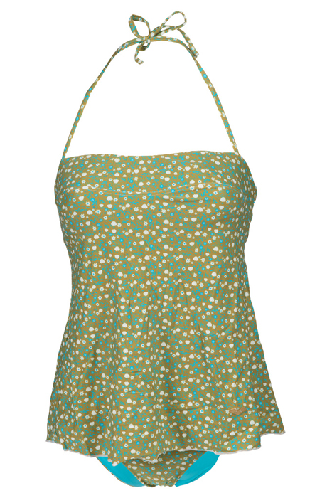 WOMEN'S ARENA TANKINI ALLOVER OLIVE MULTI 4