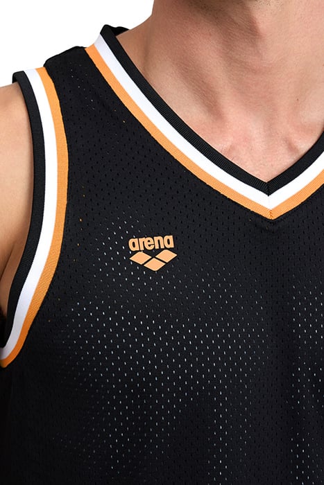ARENA 50TH TANK TOP MESH REVERSIBLE BLACK-BLACK MULTI-WHITE- 10