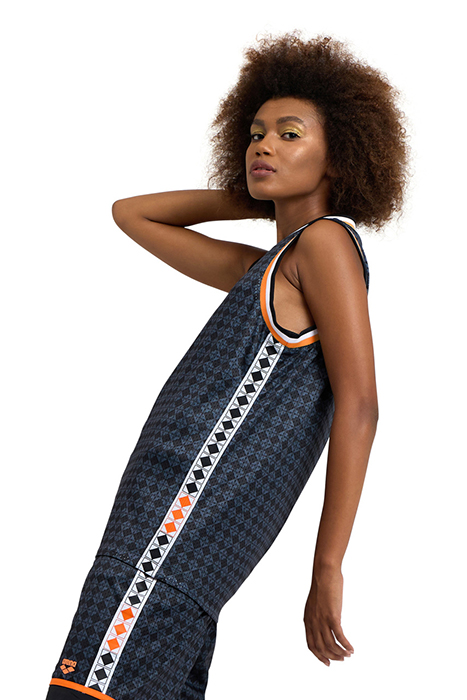 ARENA 50TH TANK TOP MESH REVERSIBLE BLACK-BLACK MULTI-WHITE- 8