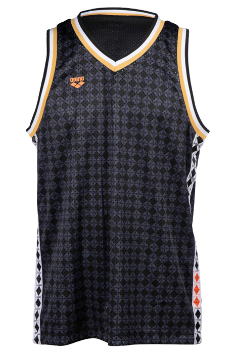 ARENA 50TH TANK TOP MESH REVERSIBLE BLACK-BLACK MULTI-WHITE- 6