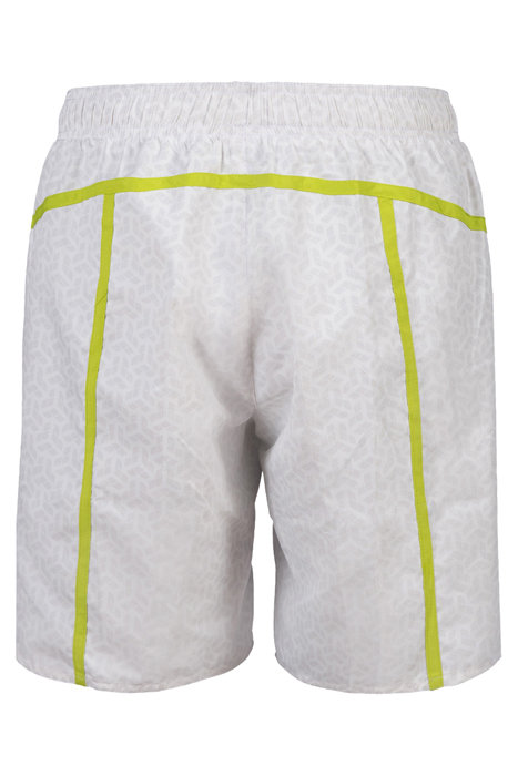 MEN'S ARENA PRO_FILE BEACH BERMUDA PRINT WHITE-SOFT GREEN 5