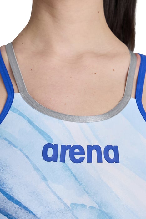 WOMEN'S ARENA ONE DREAMS DOUBLE CROSS BA NEON BLUE-SILVER-WH 9