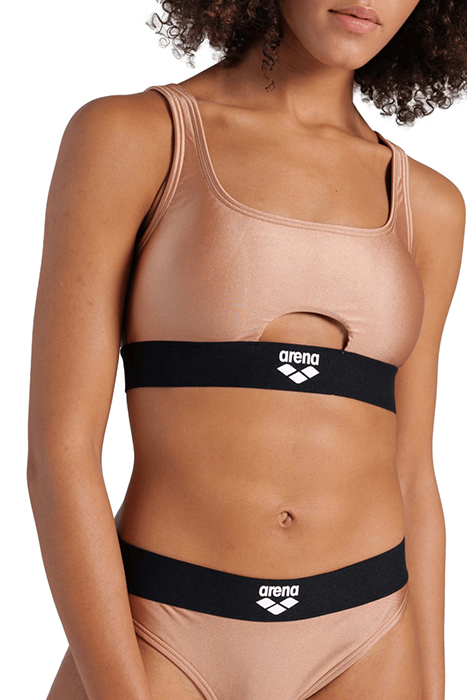 WOMEN'S ARENA BICOLORE ELASTIC BRALETTE CREAM 9