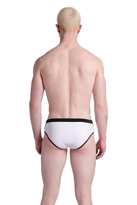 MEN'S ARENA CLASSIC SWIM BRIEF WHITE-BLACK 2