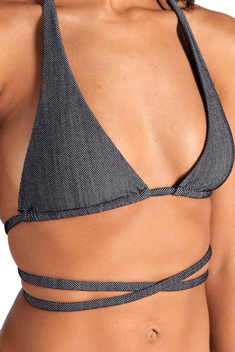WOMEN'S ARENA TECH WOOL TRIANGLE BIKINI BLACK 10
