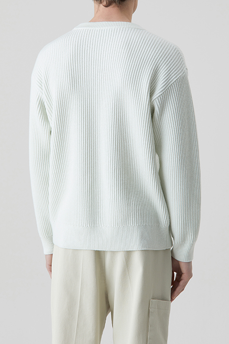 KNITTED JUMPER MARBLE WHITE 2