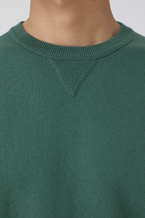 CREWNECK JUMPER DARK JADE 5