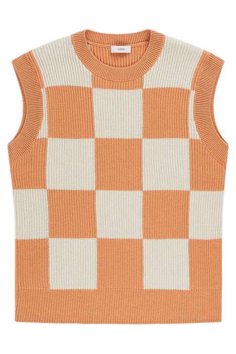 VEST TOP CORNELIAN BROWN 4