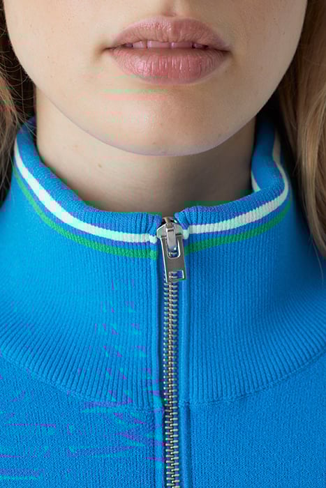 TURTLE NECK HALFZIP OCEANIC BLUE 5