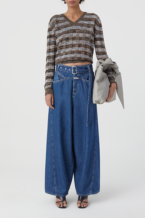 V NECK LONG SLEEVE MULTI COLOR 3