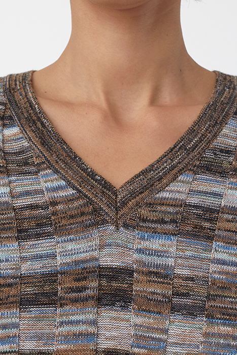 V NECK LONG SLEEVE MULTI COLOR 5