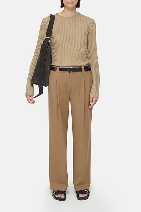 CREW NECK LONG SLEEVE BROWN SUGAR 4