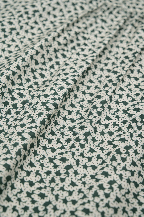 SHORT BELTED DRESS FERN GREEN 5