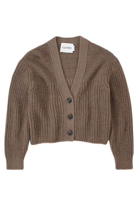 V CARDIGAN LONG SLEEVE OLD PINE 4