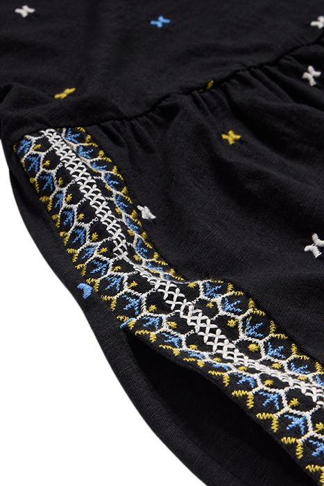 ADDISON EMBROIDERED DRE BLACK 4