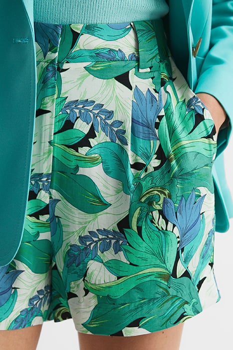 DANA-VISCOSE SHORTS AQUAMARINE 6