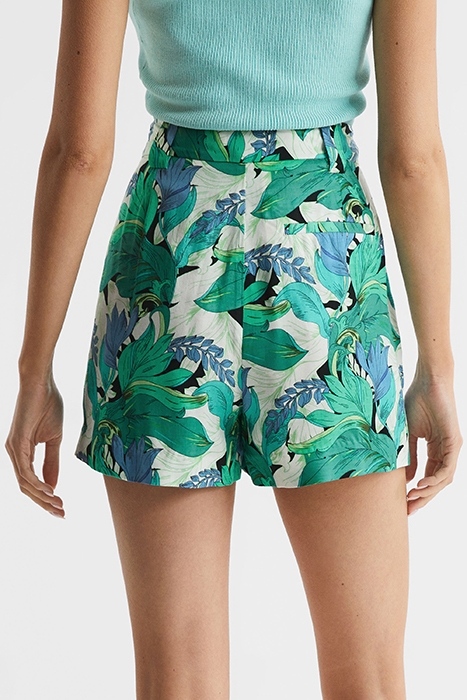 DANA-VISCOSE SHORTS AQUAMARINE 2