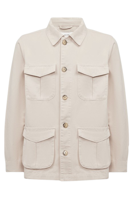 NORMANBY-LS BUTTON THROUG ECRU 4