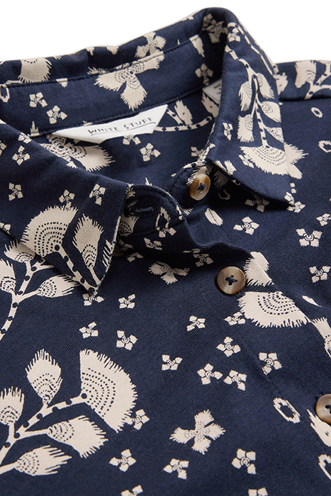 RUA JERSEY SHIRT DRE NAVY PRINTED 4