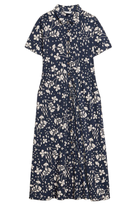 RUA JERSEY SHIRT DRE NAVY PRINTED 2