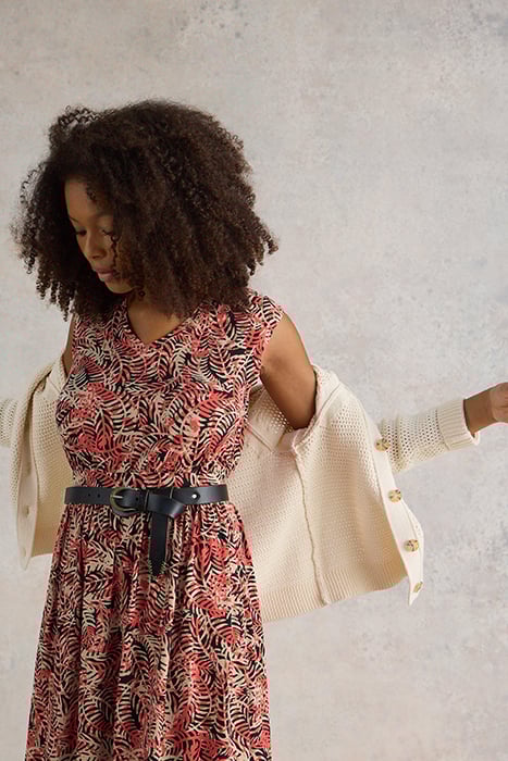 DARCIE JERSEY MAXI DRE BLACK PRINTED 3